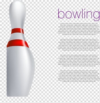 Bowling pin Ten-pin bowling, Decorative white bowling transparent background PNG clipart