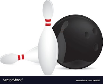 Bowling set vector image