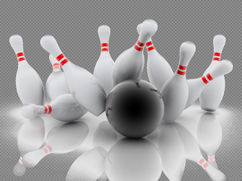 Bowling Strike PNG Download Image
