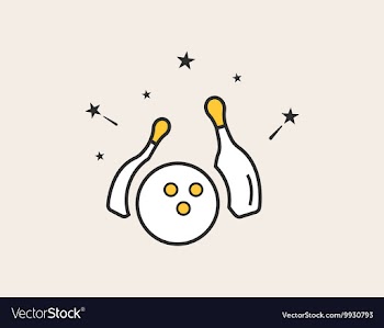 Bowling vector image