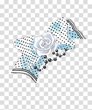 Bows , black and white ribbon illustration transparent background PNG clipart