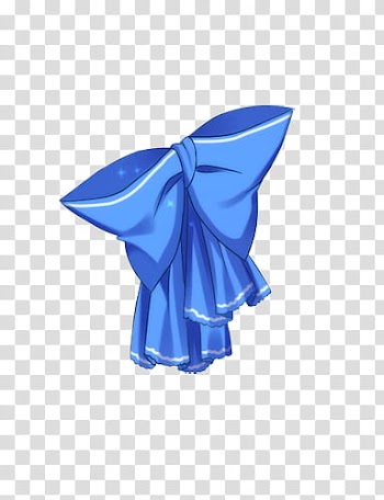 Bows , blue ribbon illustratin transparent background PNG clipart