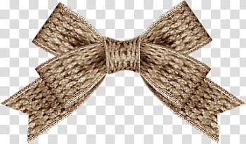 Bows, brown ribbon transparent background PNG clipart