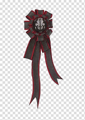 Bows , gray and red ribbon painting transparent background PNG clipart