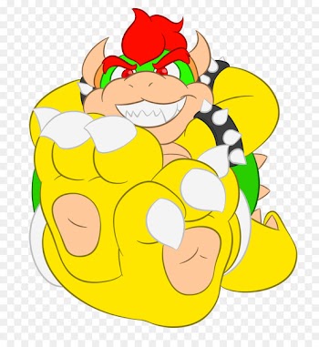 Bowser Foot Image Bowsette Mario Series - barefoot ecommerce 