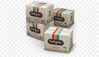 box carton packaging and labeling - Instagram Shipping Box 