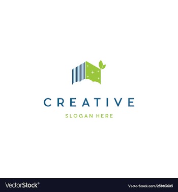 Box cleaning cloud creative logo design vector image
