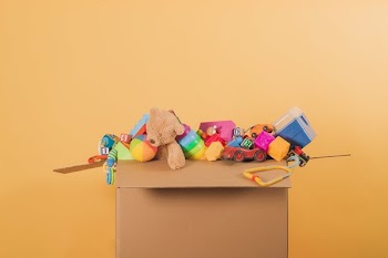 Box Full Of Childrens Toys