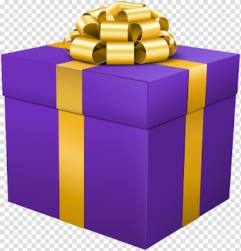 Box Gift , Purple Gift Box transparent background PNG clipart