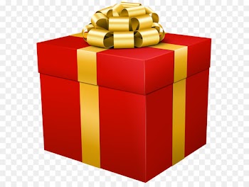 Box Gift wrapping Clip art - Red Gift Box Transparent PNG Clip Art Image 