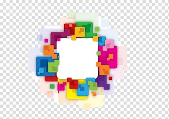 Box Graphic design Graphic arts, Colorful squares transparent background PNG clipart