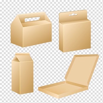 Box Packaging and labeling Template, gift box blank template transparent background PNG clipart
