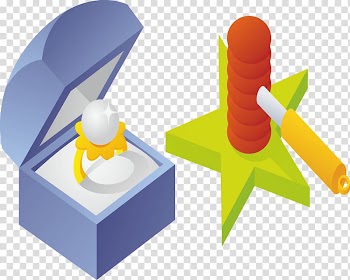 Box Ring, Rings and hammers transparent background PNG clipart