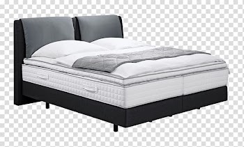 Box-spring Mattress Bed frame Furniture, Mattress transparent background PNG clipart