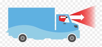 Box Truck Forward Recording Diagram - Camera Lens