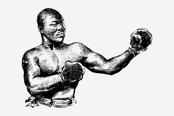 Boxer clipart, vintage illustration psd. | Free PSD Illustration - rawpixel