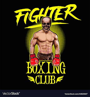 boxing club mascot logo