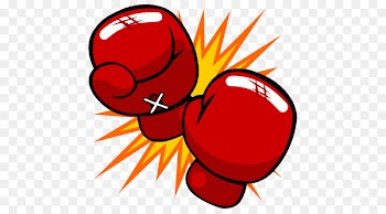 Boxing glove Kickboxing Cartoon Punch - boxing gloves 