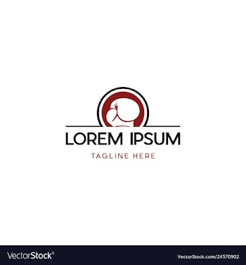 Boxing gloves in circle creative business logo vector image