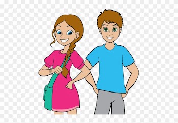Boy And Girl Cartoon - Boy And Girl Cartoon
