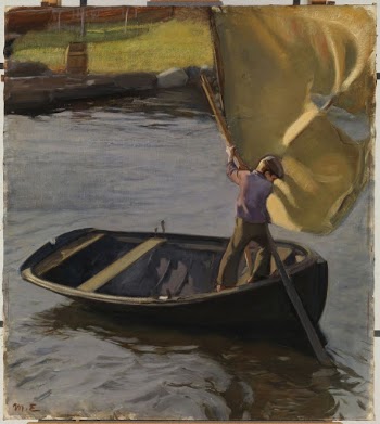 Boy and sail, 1902, by Magnus | Free Photo - rawpixel
