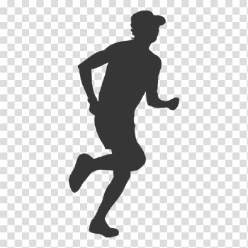 Boy athlete silhouette - Transparent PNG & SVG vector