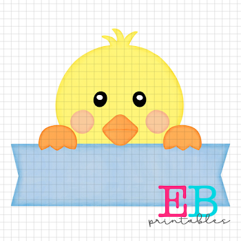 Boy Chick Banner Printable Sublimation Design PNG – Embroidery ...