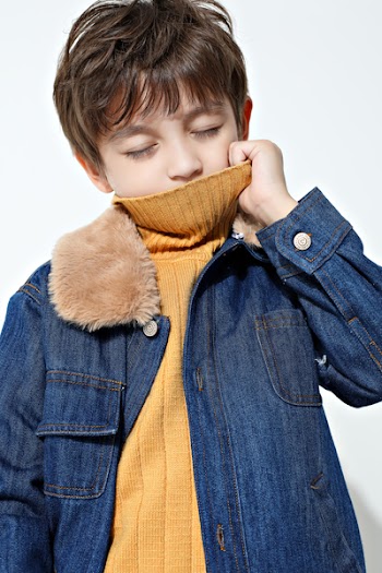 Boy Closing His Eyes