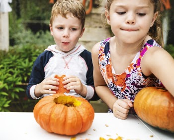 Boy Eating Food Beside Girl