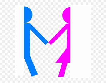 Boy/girl Svg Clip Arts 600 X 580 Px - Twin Symbol Boy And Girl