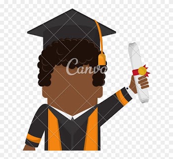 Boy Graduation Cap Design - Cartoon Grad