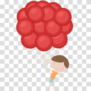 Boy Holding Balloons SVG | Pre-k craft ideas | Pinterest | Clip art ...