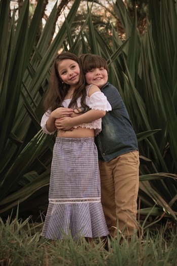 Boy Hugging Girl 