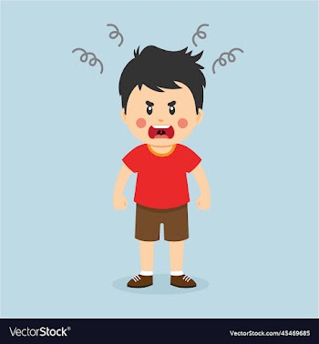 boy is angry