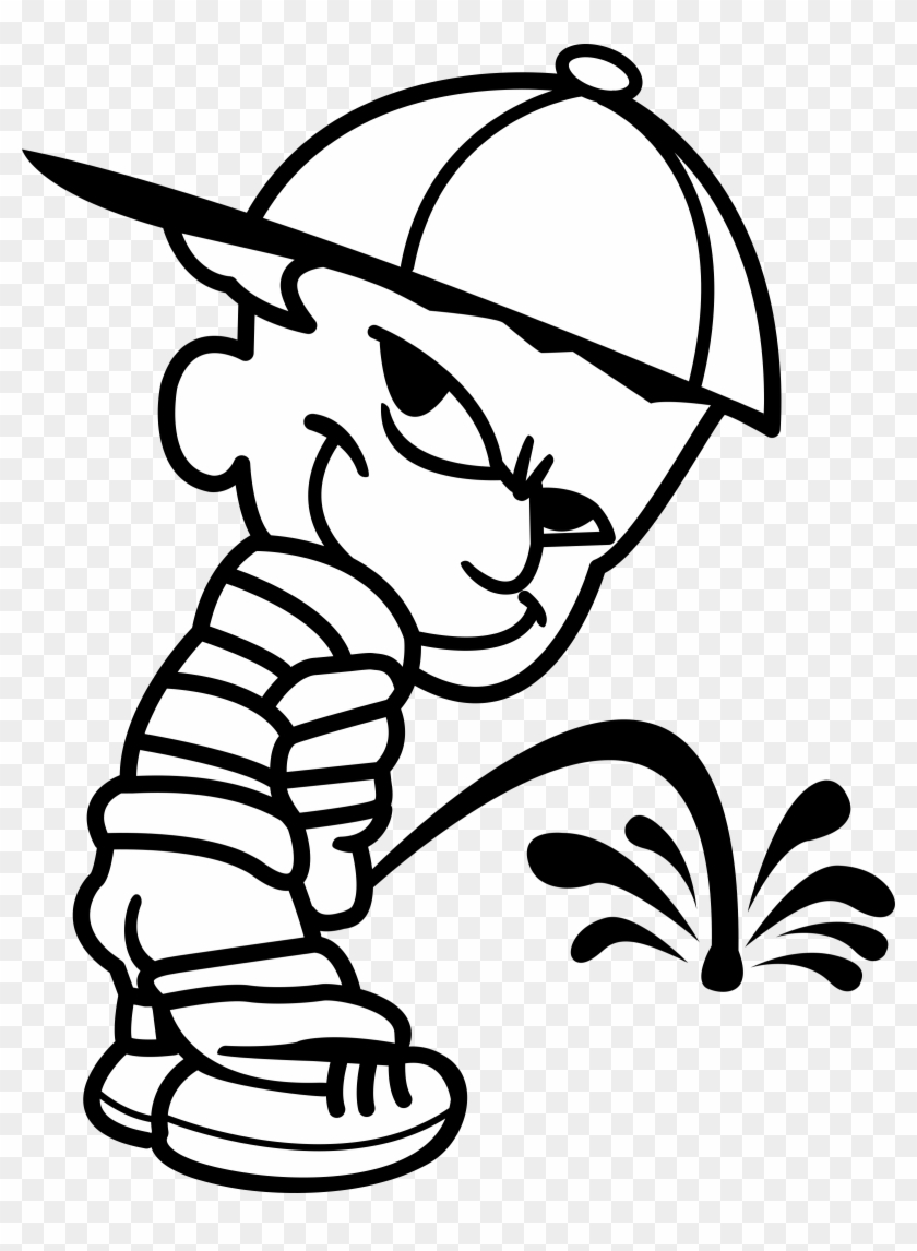Boy Pissing Logo Png Transparent - Vw Peeing On Honda