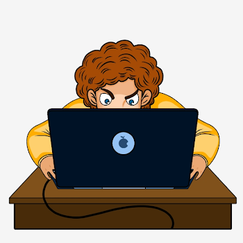 Boy Playing Computer, Boy Clipart, Computer Clipart, People ...