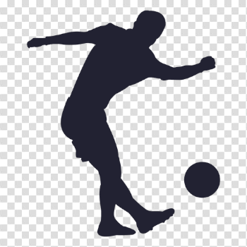 Boy playing soccer silhouette - Transparent PNG & SVG vector
