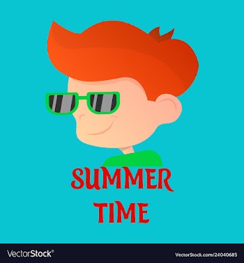 Boy portrait boy blonde flat vector image