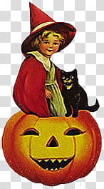 Boy standing in Jack-o-lantern transparent background PNG clipart