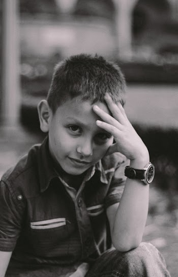 Boy Taking Selfie
