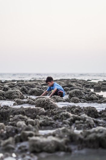 Boy Wearing Blue Shirt