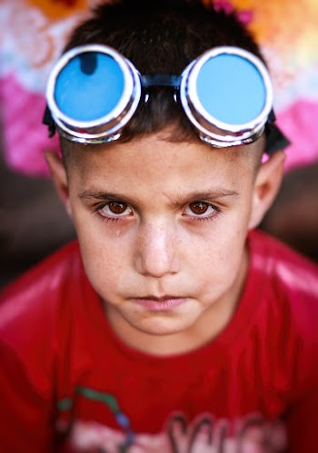 Boy Wearing Goggles