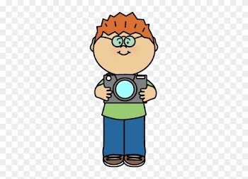Boy With A Camera Clip Art - Drinking Milkshake Clipart