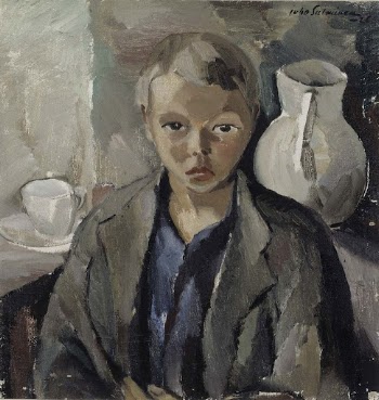 Boy with jug, 1926, by Juho | Free Photo - rawpixel