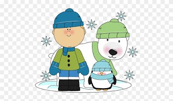 Boy With Penguin And Polar Bear - Root Words For First Grade