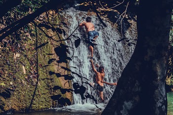 Boys Climbing 