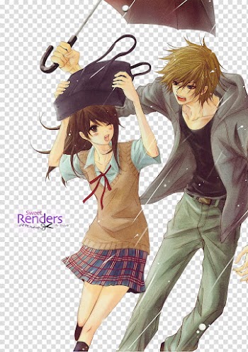 BoyXGirl, male and female anime character transparent background PNG clipart