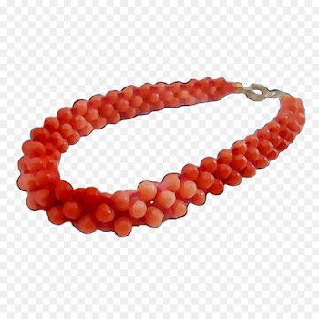 Bracelet Bead Necklace Orange S.A. -  