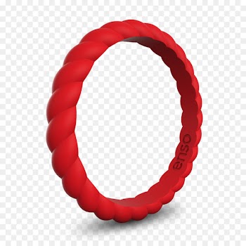 Bracelet Silicone Wedding Rubber Rings QALO - bagette flyer 