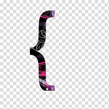 Brackets en, multicolored abstract transparent background PNG clipart